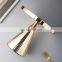 Cake Stand Metal Cup Gold Display Round Plate Mirror Tray Pans Set Supplies Luxury Crystal Decorating Tools Wedding  Cake Stand