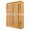 Bamboo Wall Mounted Key Box & Brackets Cupboard Hooks Holder Storage Cabinet