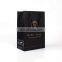 New Gold Logo Hot Foiled Stamping Black Matt Kraft Paper Bag With Cotton Rope Handles