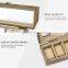 Watch Box Case Organizer Display for Men Women 6 Slots Wood Box with Glass Top