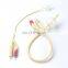 Silicone coated 2 way latex foley catheter with high quality