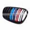 For BMW X5 E70 front grill high quality three color double slat line kindly grill for BMW X6 E71 M style 2007-2013
