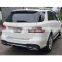 Front rear bumper assembly grille for Mercedes Benz ML W166 15-20 upgrade to GLE 63s Model