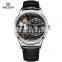 MEGIR 2017 Fashion Mens Mechanical Quartz Watches Leather Strap Rose Gold Wristwatches Casual Male Masculino Relojes Watch Hour