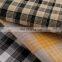 Fashionable and beautiful 73%Cotton 27%Linen Men's Plaid shirt fabric for business and leisure with factory price