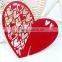 Heart Shape Laser Cut Hollow Out Place Card for Glass Wine