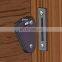 Sliding Barn Door Lock Gate Lock Pocket Wood Door Latches Black