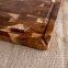 Amazon Hot Sale Custom Organic Butcher Square Kitchen Natural Cooking Boards Acacia Wood End Grain Chopping Wooden Cutting Board