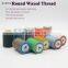 0.35MM High Tenacity Wax Thread Round 44 Color Available Polyester Cored Round Wax Thread