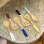 Bamboo cooking utensil with colourful handle /bamboo utensil set Original China Manufacturer