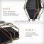 Tabletop Decorative Frame Metal Flower Vase