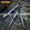High quality outdoor multi-functional defensive equipment defensive equipment tactical pen with lamp tools