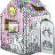 Amazon Hot Selling  DIY Doodle House Coloring  Drawing  Bankers Box Cardboard Playhouse Indoor for Dogs and Kids