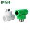 IFAN Free Sample High Quality PPR Brass Male Thread Plastic PPR Tee Fittings