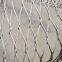 Stainless steel drop net for amusement park protection