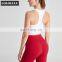 Embossing Print Sports Bra Top Sexy Y Back Women Sports Vest Running Shockproof Yoga Vest