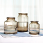 Elegant Romantic Round Glass Candle Jar Bottle Customized Color Home Decoration Vase Wholesale