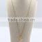 Simple design gold crown necklace custrom necklace jewelry