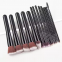 Professional 14pcs Black Makeup Brushes Customized Maquillage Cosmetiquera Face Makeup Sets Used with Shaving Brush