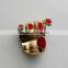 New arrived wholesale 2015 emeral hand shaped ring
