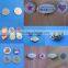 different countries flag design enamel metal hat clips and ball markers