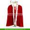 Womens Christmas Adult Mrs Santa Claus Fancy Dress Cappa Cloak Cape