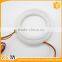 Top quality best sale Double Color Amber White car led angel eyes headlights halo ring with turning light