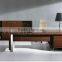 Black Veneer Executive Boss Table Large Modern CEO Luxury Wooden Office Desk (SZ-OD497)