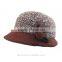 promotion female winter fashion plain cheap bucket hats factory wholesale