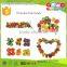 High Quality Colorful Fruit Beads of Child Funny DIY Toy Wooden Fruit Shape Beads