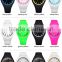 Branded Fashionable Silicone Colorful CustomerJelly Watch