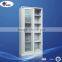 Steel Metal Storage Cabinets Locking with Glass Sliding Door