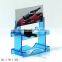 Professional restaurant acrylic display wine rack supermarket