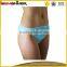 Outdoor travelling low waist non woven eco disposable panties for women