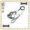 High quality foot pattern printing nylon rope dog leashes