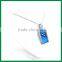 Embossed Pattern Iridescent Color Necklace