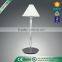 CE/UL european glass white E14 5W modern table lamp