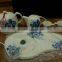 Chinese traditon design porcelain ceramic electric kettle set and tea pot 1.0L-1