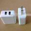 High quality factory price Universal 2 USB Ports US/EU Plug Home Travel Wall AC Power Charger Adapter for iphone6s/6s plus