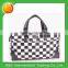 European style fashionable and fancy chequer travel bag