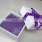 2015 newest custom luxury jewerly gift box packaging with silk ribbon
