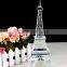 Led crystal eiffel tower model for the Valentine's day gifts