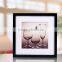 cheap square black wall hanging plastic photo picture frame