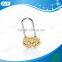 AJF 50MM Fashionable Newest Heart Love Padlock for Wedding or Valentine's Day gift