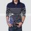 fashion 95 cotton 5 spandex yarn dyed polo t shirt for men