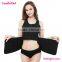 Black with zipper waist support belt