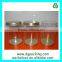 reusable stable clear transparent plastic gift Can with metal lid