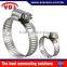 American type holding clip hose clamp mini stainless clamps