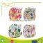 PSF-06 100% Cotton cartoon printed adjustable new baby cloth diaper, reusable nappies