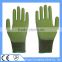 13 Gauge Bamboo Fiber Woven Crinkle Latex Rubber Work Gloves For Self Defense Safety